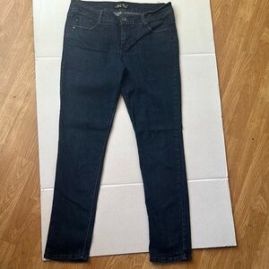 L.e.i Ashley Trouble Skinny Jeans - Dark Wash Denim - Size 13 -